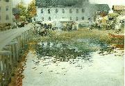 Anders Zorn mora marknad Sweden oil painting artist